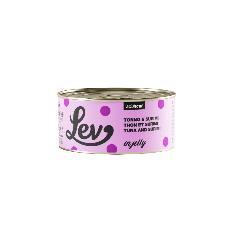 LEV Tonno e Surimi in Jelly 70g