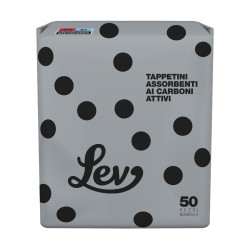 LEV Activated Charcoal Hygienic Mats 60×90 50 pcs