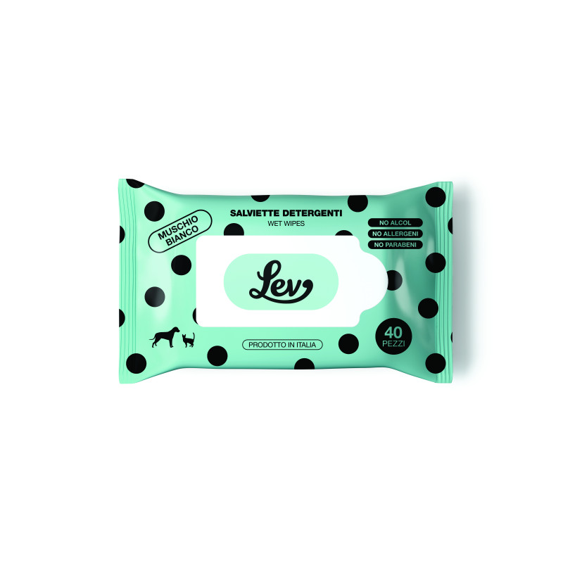 LEV White Musk Wipes 40 pcs | Convenience Size