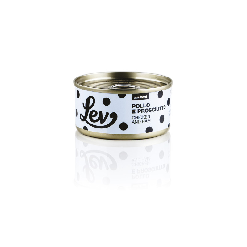 LEV Chicken and Ham Can 70 gr | Complementary