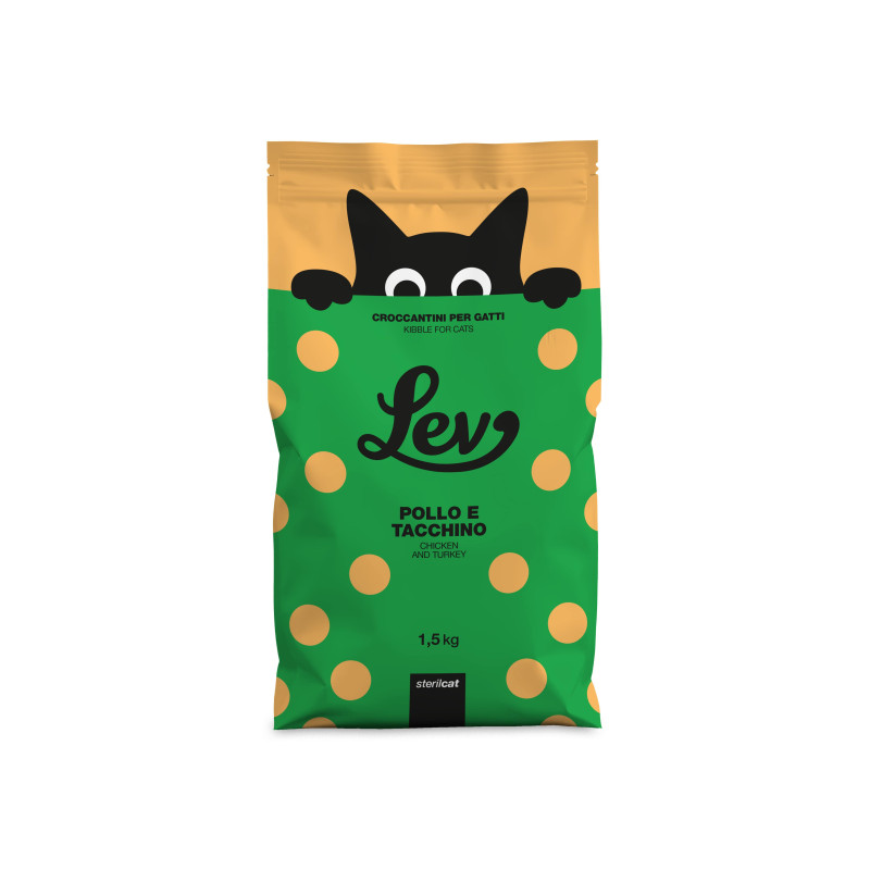 LEV Trockenfutter Steril Huhn &amp; Pute 1,5 kg